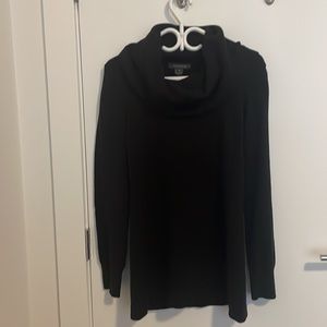 French Connection cowl neck long sleeve sweater in black size medium